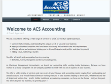 Tablet Screenshot of acs-accounting.com